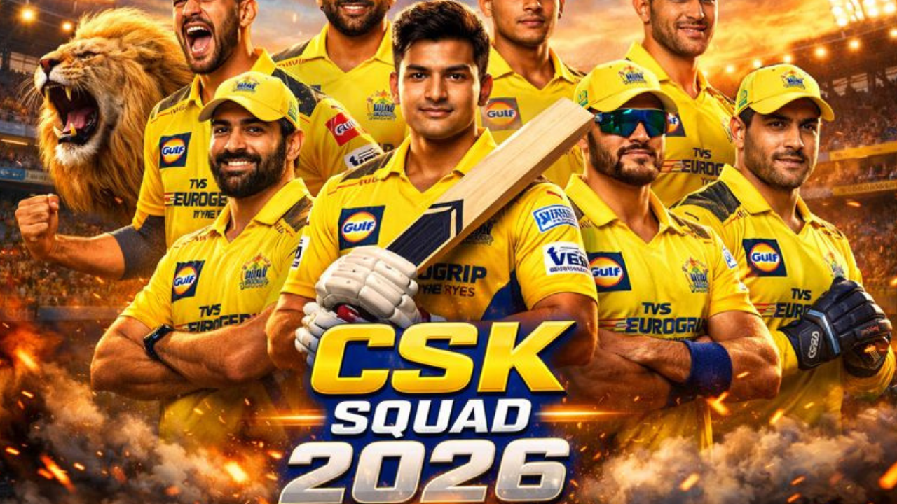 Csk squad 2026