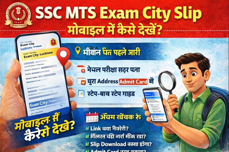 ssc mts exam city