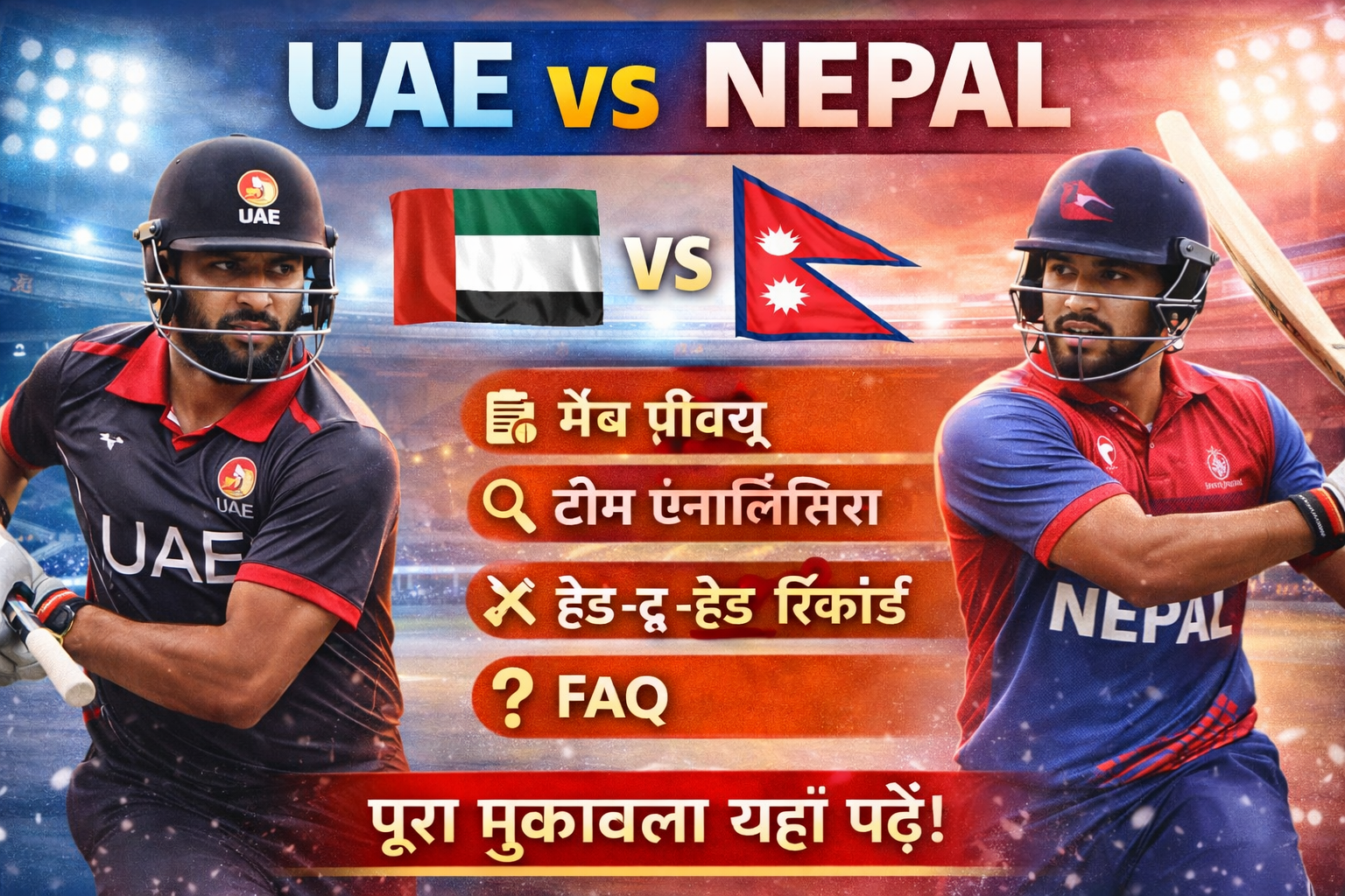 UAE vs Nepal
